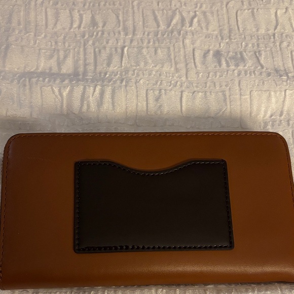 Tory Burch Brown Wristlet with Circular Accents - Picture 3 of 8